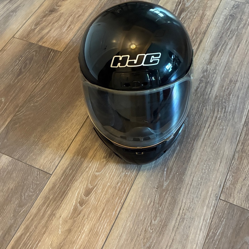 HJC CL12 DOT Certified Full-Face Motorcycle Helmet Large Black